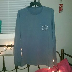 Ivory Ella faded blue sweatshirt